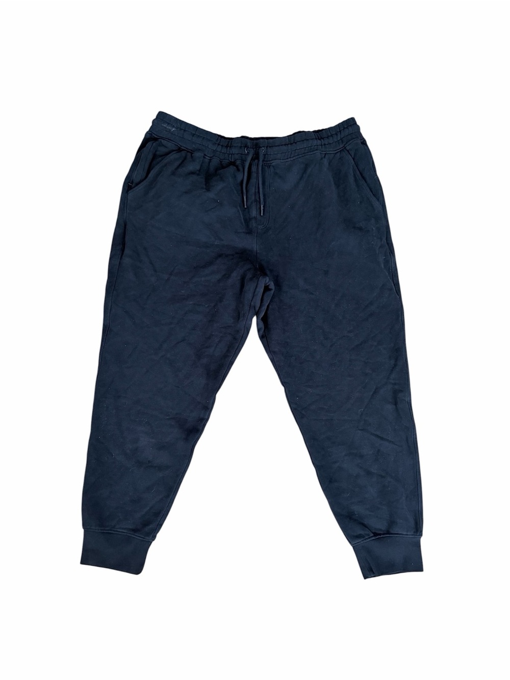 Quince Men’s Organic Heavyweight Fleece Jogger Sweatpants in Black Sz XXL GUC